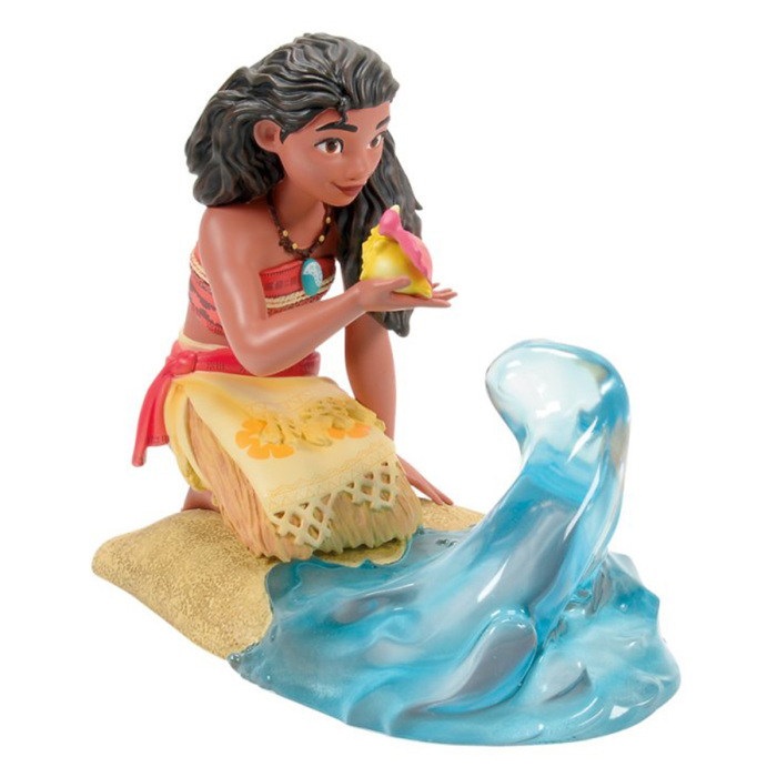 Figura Vaiana con ola 18 cm Disney Showcase 6017367