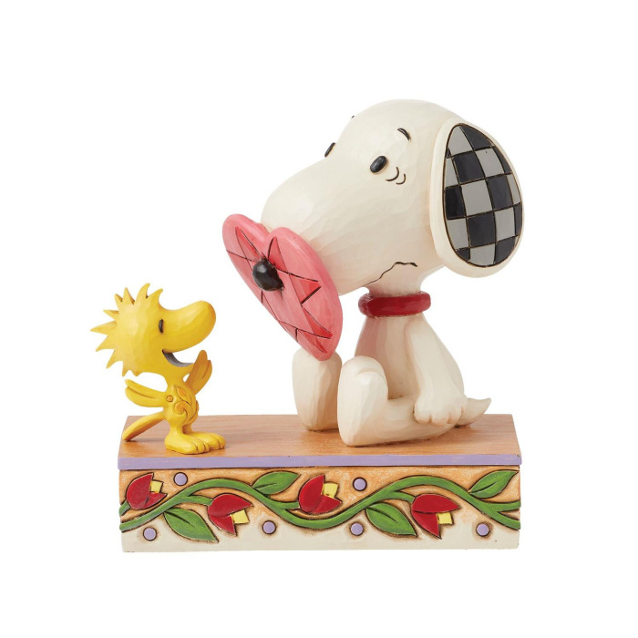 Snoopy con cuore sul naso 13 cm Peanuts by Jim Shore 6016259
