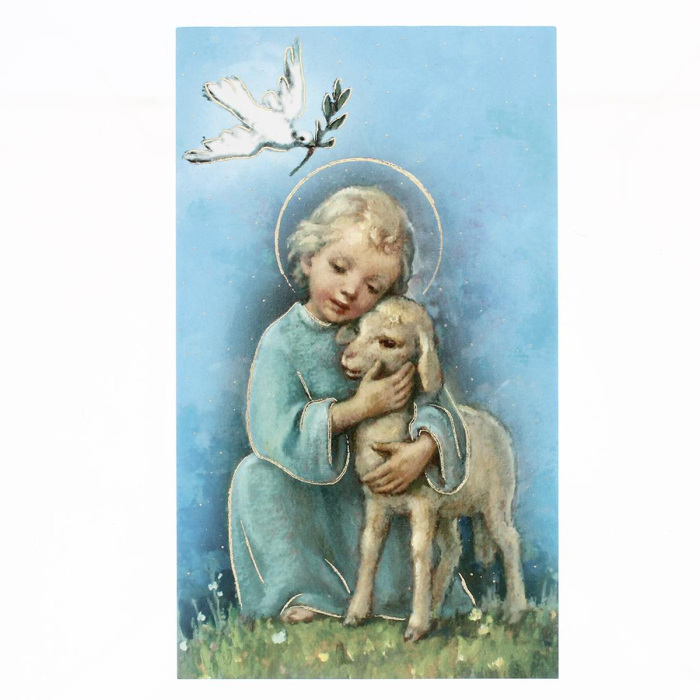 Immagine Gesù Buon Pastore-B 7x12 cm 100 pz