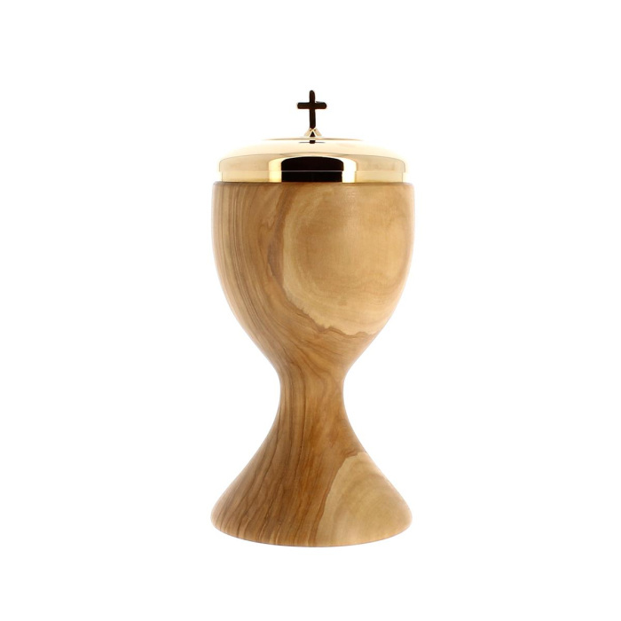 Olive Wood Ciborium 22 cm
