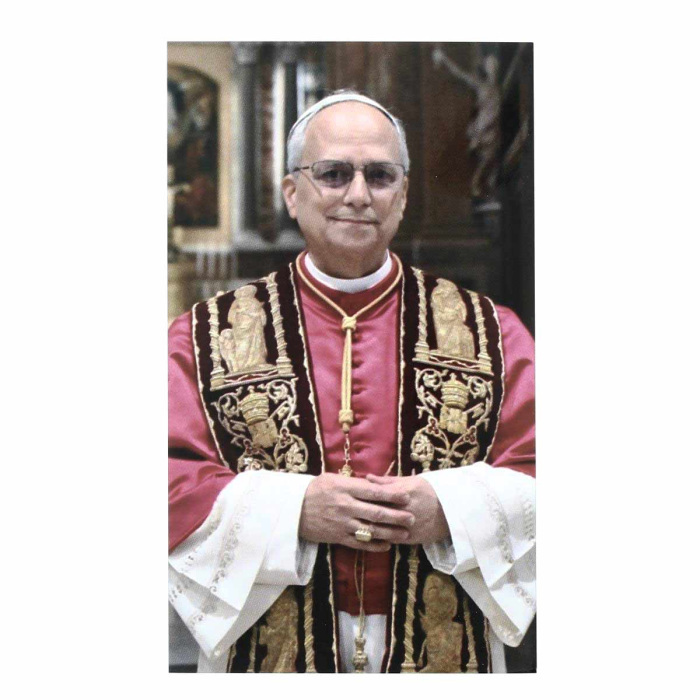 Immagine Papa Leone XIV 7x12 cm 100 pz