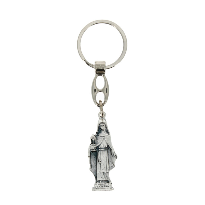 Llavero figura Santa Clara 3x9 cm