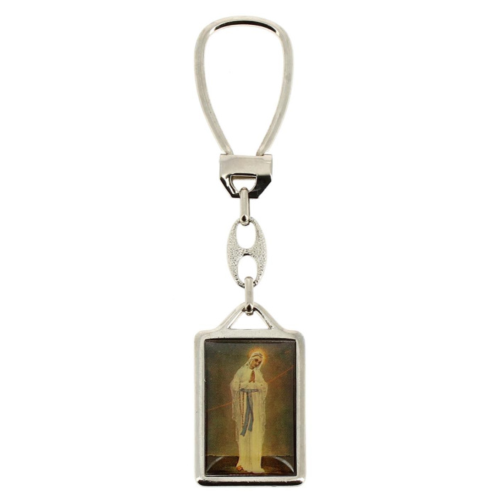 Virgin with clasped hands keychain 2,5x11 cm Virgin with clasped hands keychain 2,5x11 cm