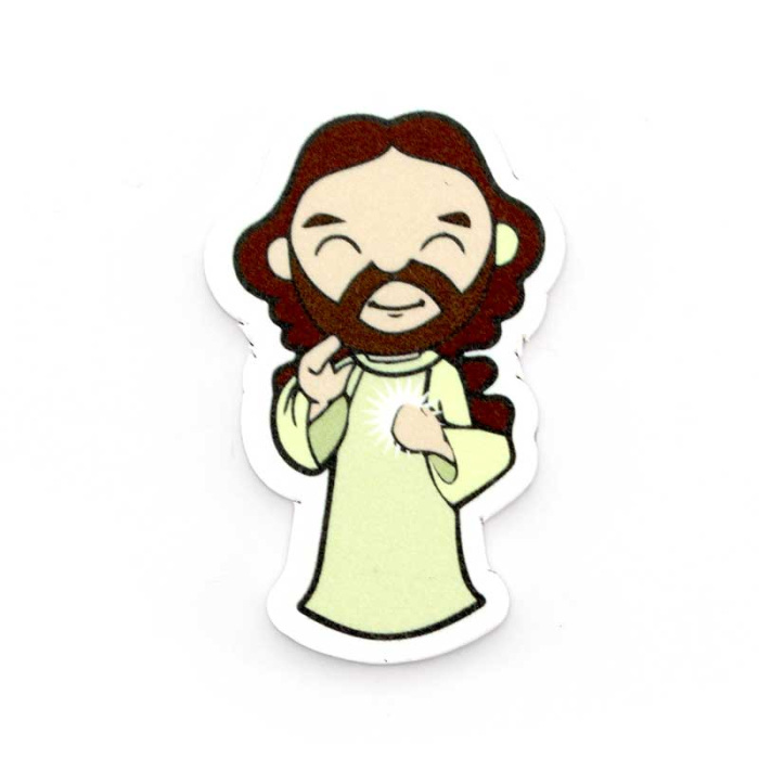 Imán de Jesús baby 4x6,5 cm