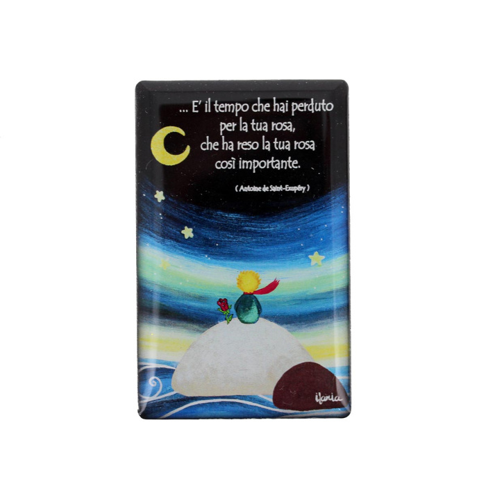 Magnet Painted words Rose Little Prince 5x8 cm Magnet Painted words Rose Little Prince 5x8 cm