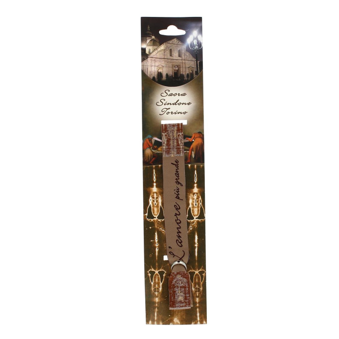 Bracciale Sacra Sindone su tessuto Jacquard Bracciale Sacra Sindone su tessuto Jacquard