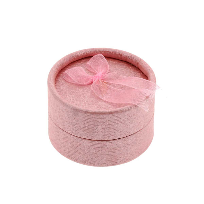 Pink cardboard box with ribbon 5,5 cm Pink cardboard box with ribbon 5,5 cm