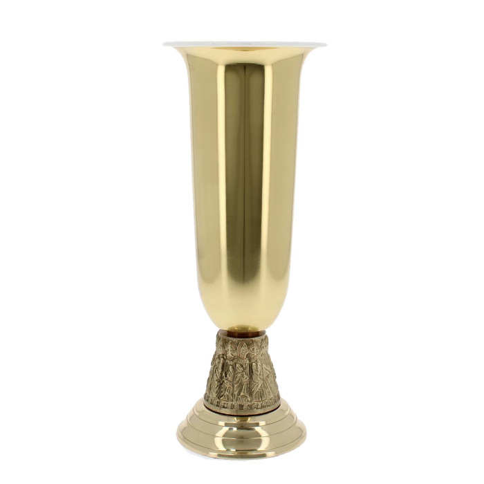 Vaso portafiori ottone dorato Apostoli 30 cm Vaso portafiori ottone dorato Apostoli 30 cm