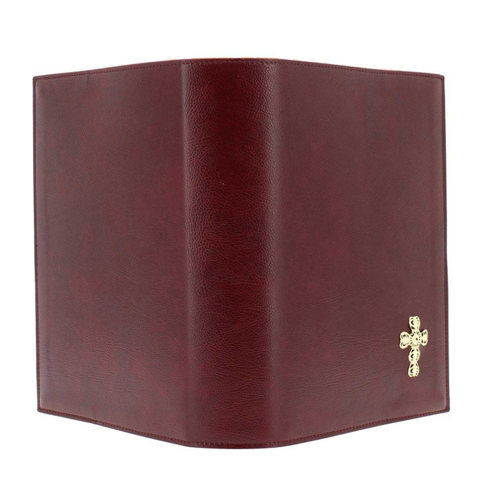 Cover for Missal bordeaux imitation leather 20x28x7 cm