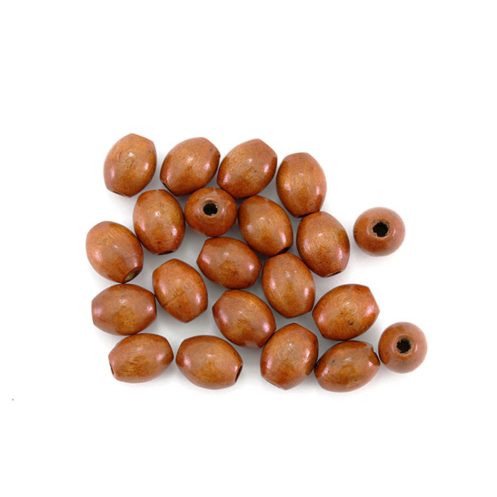 Grano ovale legno naturale 9x8 mm 2000 pezzi