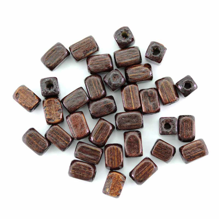 Rosewood shaped wood bead 8x5 mm 2000 pieces