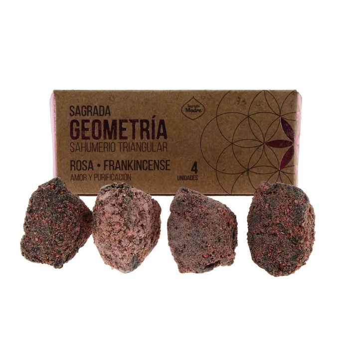 Incenso Piramide Rosa Confezione 4 Pz