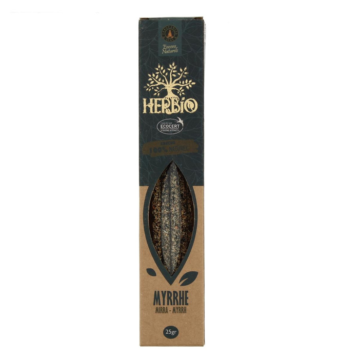 Bastoncini di incenso Mirra 25 g Ecocert Herbio