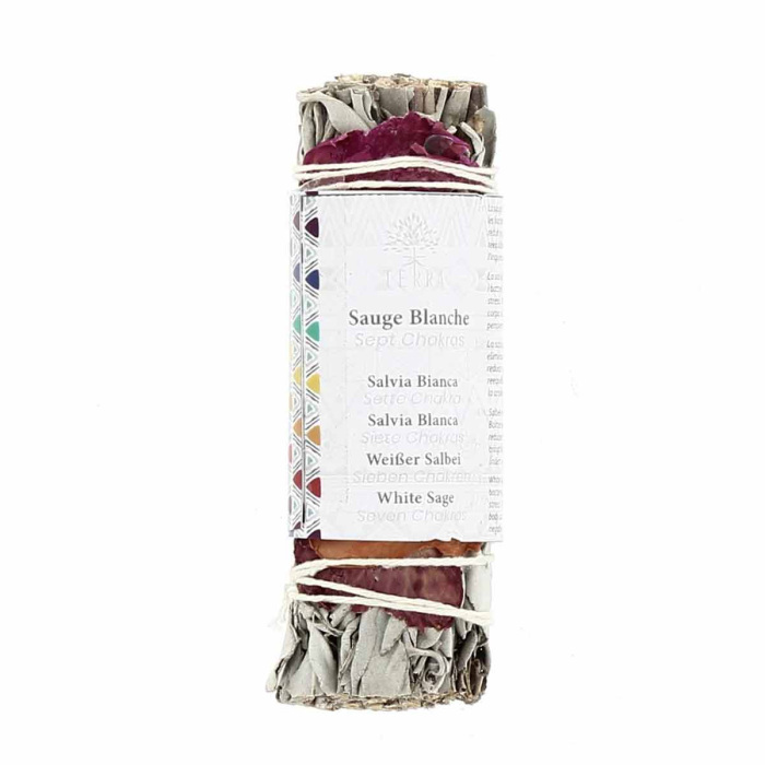 White California Sage and rose petals 25-30 g 10 cm White California Sage and rose petals 25-30 g 10 cm