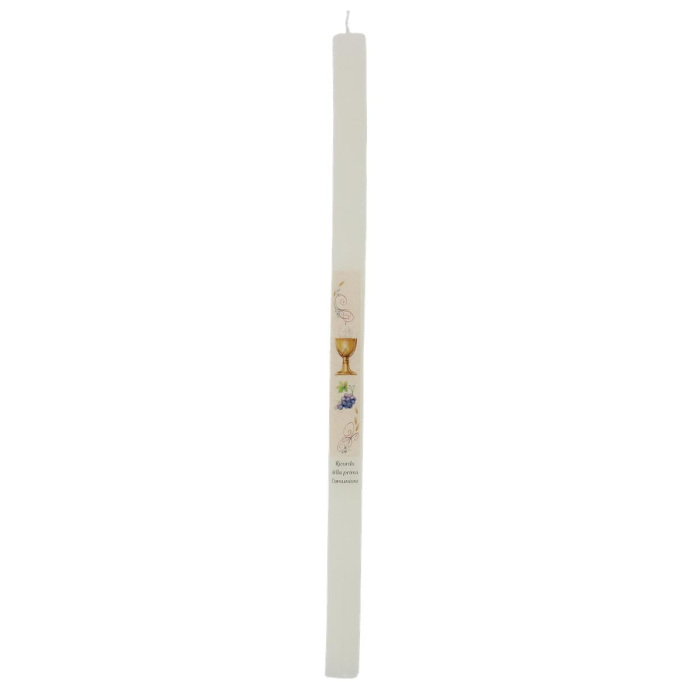 Candelina cera Prima Comunione 2x40 cm 100 g