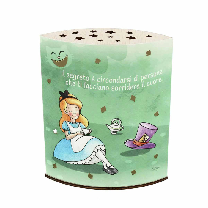 Lampada notturna Alice 14x18 cm