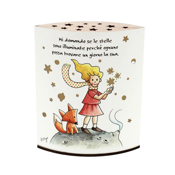 Lampada Bimba del Piccolo Principe 14X18 cm