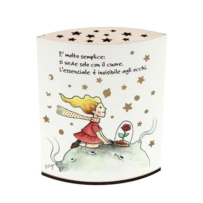 Lampada notturna Bimba Piccolo Principe 14X18 cm Lampada notturna Bimba Piccolo Principe 14X18 cm