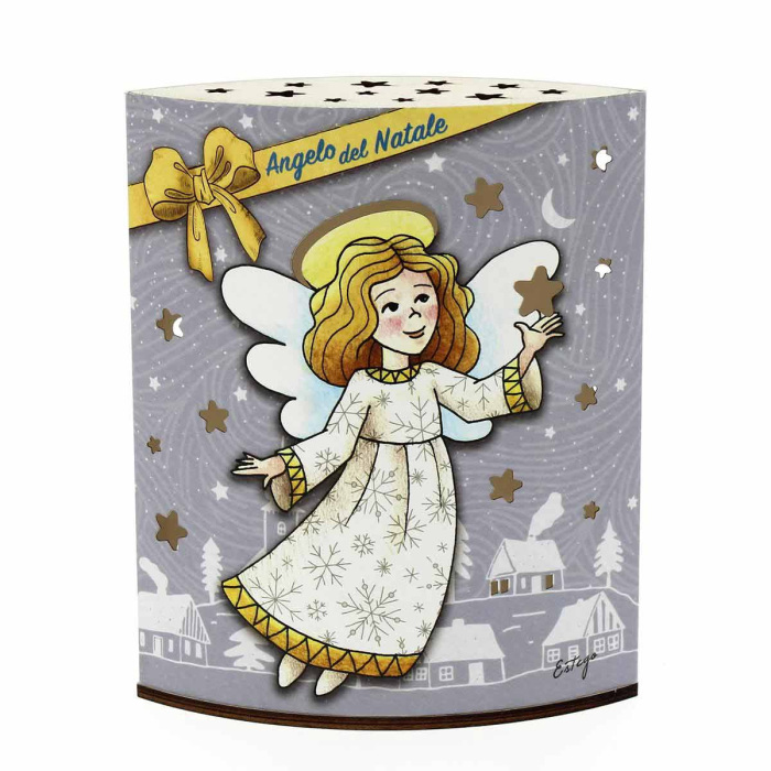 Night lamp Christmas Angel 14x18 cm