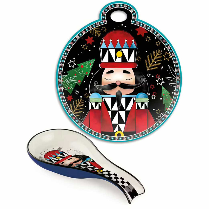 Set Nutcracker trivet and ladle Egan Set Nutcracker trivet and ladle Egan