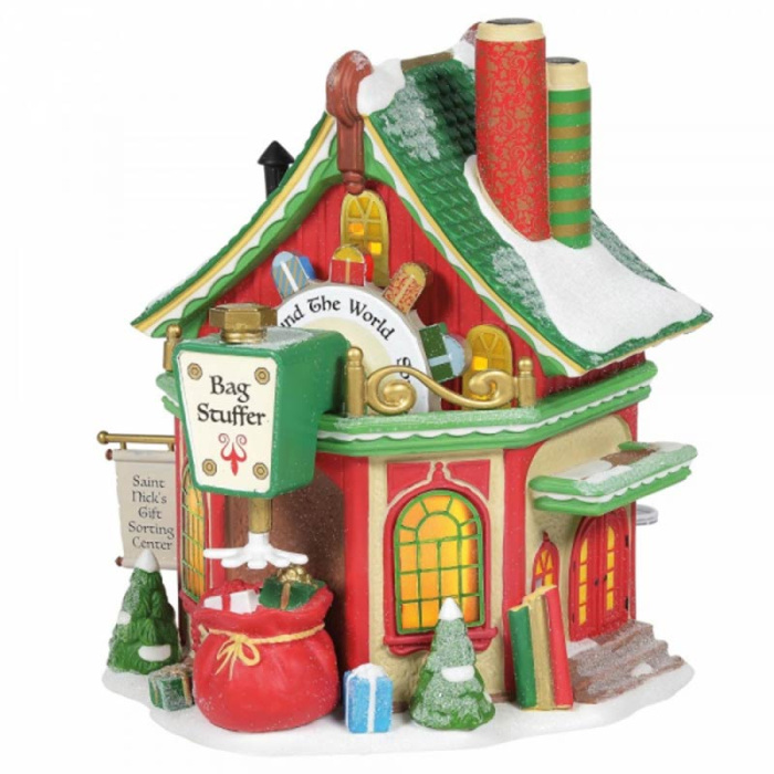 Sorting center for St. Nicholas' gifts 14x18x14 cm A30311