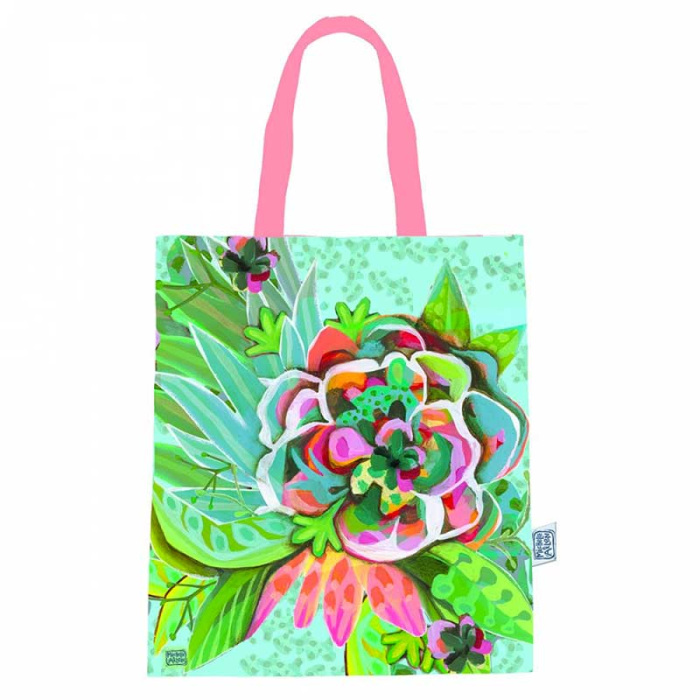 Bolsa de algodón Flores 39x44 cm Bolsa de algodón Flores 39x44 cm