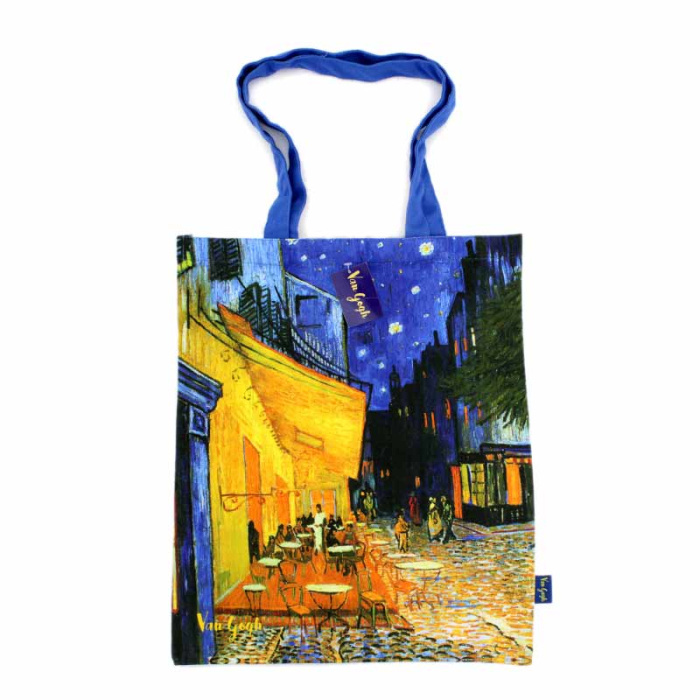 Borsa di cotone Caffè di Sera 39x44 cm