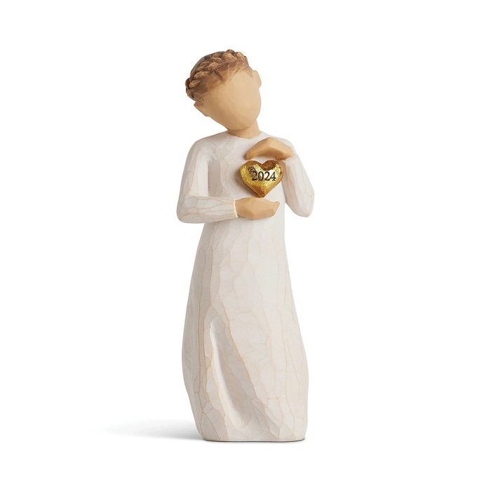 Statuetta Cuore 2024- 14 cm Willow Tree 28260 Statuetta Cuore 2024- 14 cm Willow Tree 28260