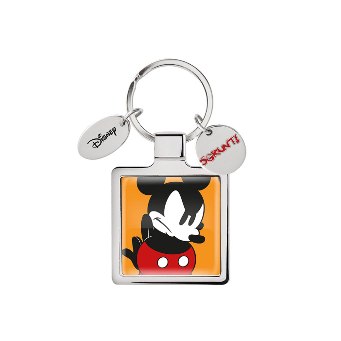 Portachiavi Topolino arancio 4x8 cm Egan