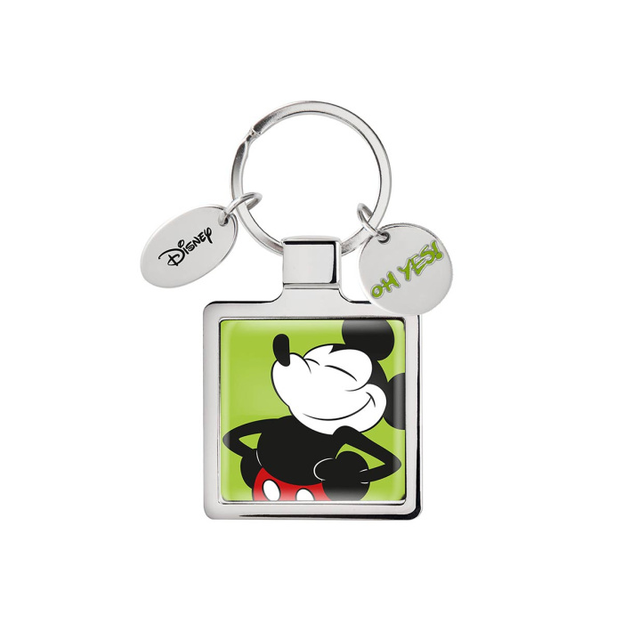 Portachiavi Topolino verde 4x8 cm Egan