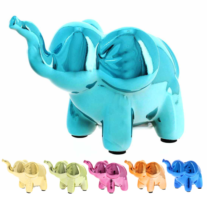 Piggy bank Elephant Jim 9x10x13 cm Pomme Pidou