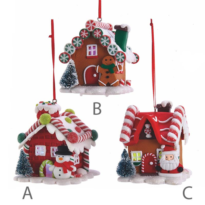 Casa de pan de jengibre luminosa 7,5 cm Kurt Adler Casa de pan de jengibre luminosa 7,5 cm Kurt Adler