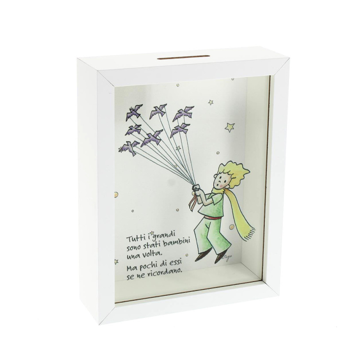 Salvadanaio Bimbo Piccolo Principe 12,5x16 cm