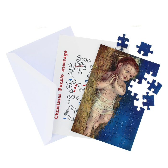 Mensaje oculto Jesús de Belén en sobre 10x15 cm Puzzle Mensaje oculto Jesús de Belén en sobre 10x15 cm Puzzle