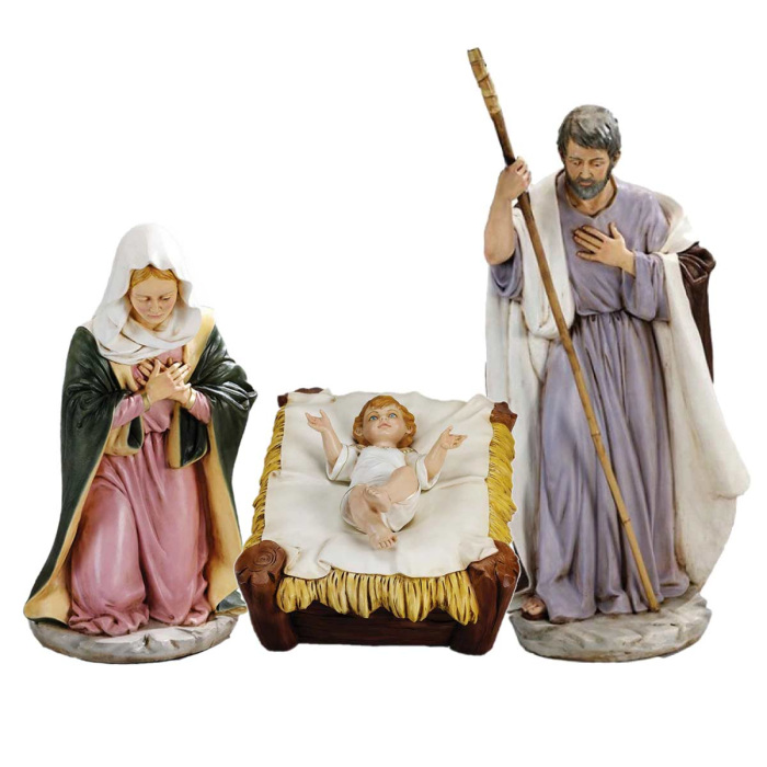 Natività in resina siliconica 110 cm 4 pezzi