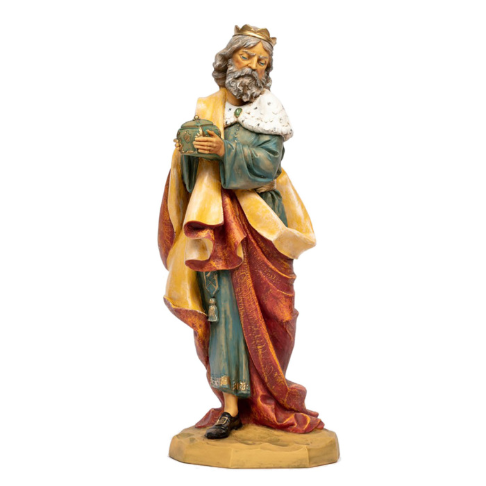 White Wise Man in resin 52 cm Fontanini White Wise Man in resin 52 cm Fontanini