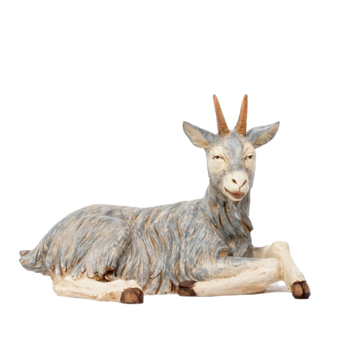 Sitting goat in resin 125 cm Fontanini