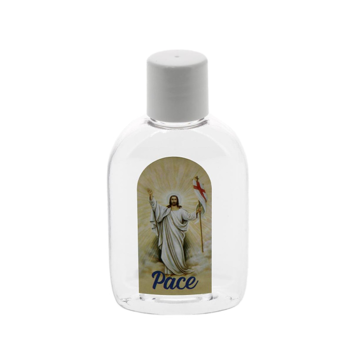 Botella Agua Bendita Jesús Resucitado 60 ml Pack 100 unidades