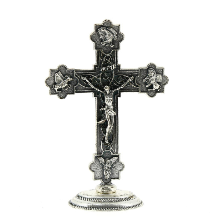 Crocifisso da tavolo 4 Evangelisti 6,5x10 cm