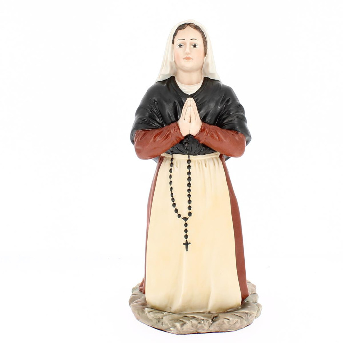 Estatua Santa Bernardita de porcelana 33 cm