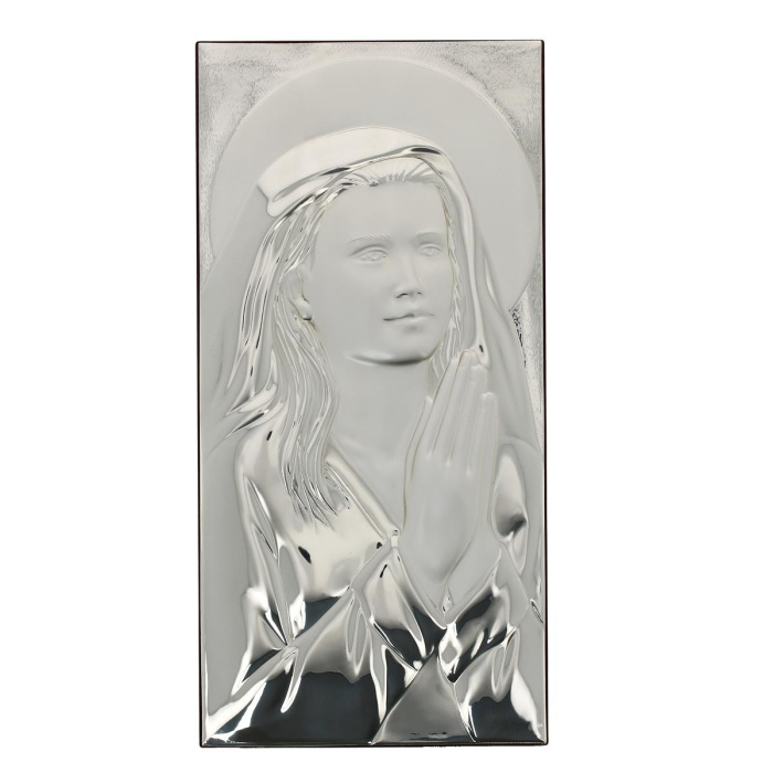 Cuadro rostro Virgen de Lourdes placa bilaminada 22x45 cm Cuadro rostro Virgen de Lourdes placa bilaminada 22x45 cm
