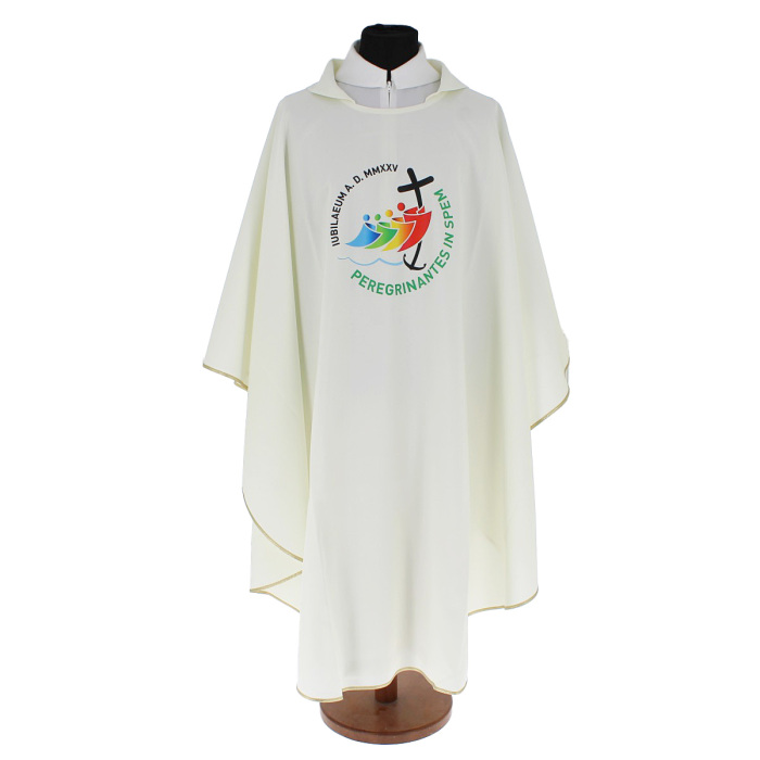 Chasuble with official Jubilee logo print 2025
