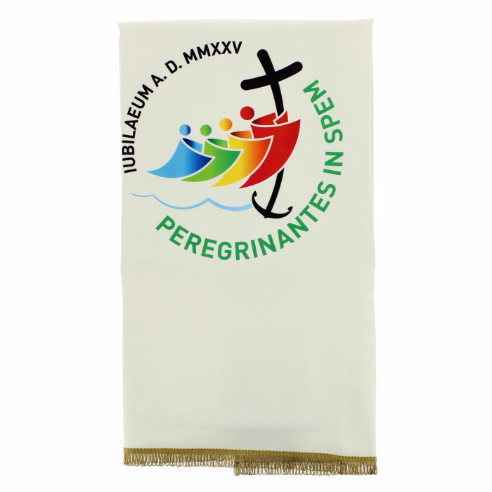 Antependium with official Jubilee 2025 logo print Antependium with official Jubilee 2025 logo print