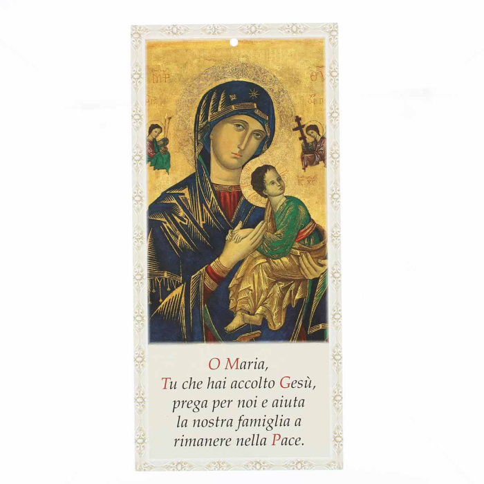 Bendición de la Familia Virgen Perpetuo Socorro 10x22 cm
