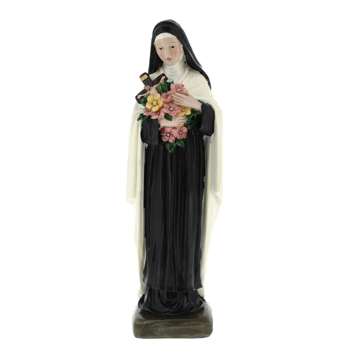 Estatua de Santa Teresa del Niño Jesús resina 30 cm