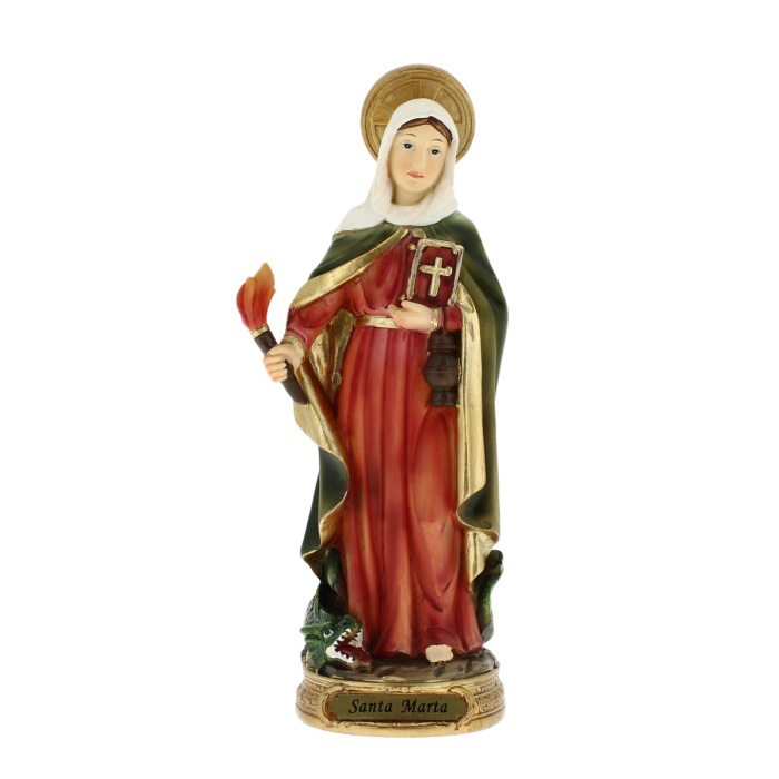 Statua Santa Marta in resina 20 cm Statua Santa Marta in resina 20 cm