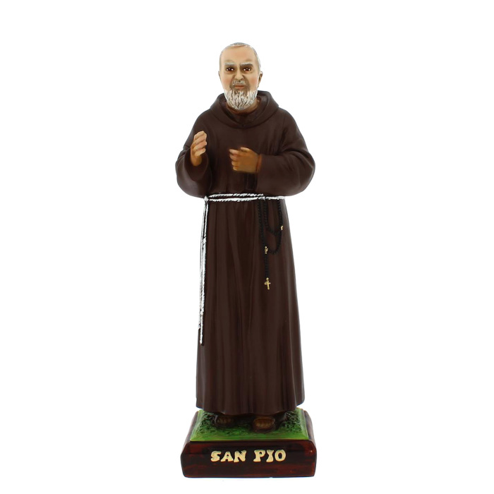Statua San Padre Pio in resina 40 cm