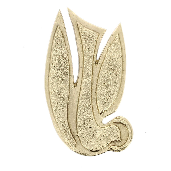 Modern Gold Holy Spirit Dove 15x25 cm