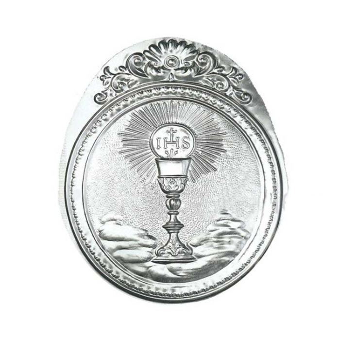 Confraternity Medallion JHS Chalice 12x16 cm Confraternity Medallion JHS Chalice 12x16 cm