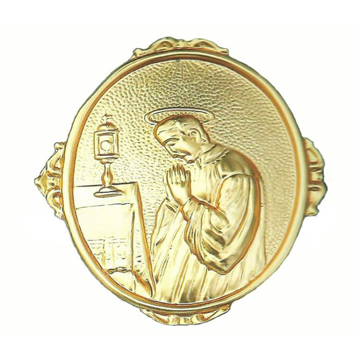 Confraternity Medallion St. Lewis 7x9 cm Confraternity Medallion St. Lewis 7x9 cm